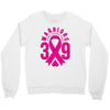 end breast cancer   39 warriors Crewneck Sweatshirt