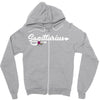 sagittarius violet Zipper Hoodie