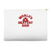 world's okayest dadworld's okayest dad Accessory Pouches