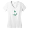Daddy Saurus Women's V-Neck T-Shirt