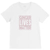 ginger lives matte V-Neck Tee