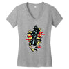 samurai Women's V-Neck T-Shirt