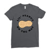 Little Peanut on the Way Ladies Fitted T-Shirt