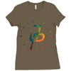 jake paul colorful Ladies Fitted T-Shirt