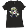 zomboy attacks (2) Ladies Fitted T-Shirt