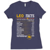 Leo Facts Zodiac Ladies Fitted T-Shirt
