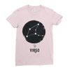 Virgo Zodiac Sign Minimal Design Ladies Fitted T-Shirt