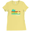 cabo san lucas distressed Ladies Fitted T-Shirt