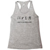 i ate sum pi t shirt s m l xl 2xl 3xl funny nerdy geeky college awesom Racerback Tank