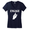 engage Women's V-Neck T-Shirt