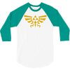 zelda hyrule royal crest tee triforce t game 3/4 Sleeve Shirt
