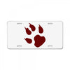 animal feet License Plate