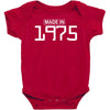 made in 1975 birthday celebration funny party Baby Bodysuit