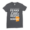 funny little brains Ladies Fitted T-Shirt