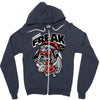 sushi freak Zipper Hoodie