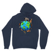 animal polygon around the planet Unisex Hoodie
