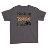 resting witch face   fall t shirt   funny halloween Youth Tee