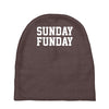 sunday funday party funny tee Baby Beanies