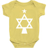 chrismukkah tree christmas Baby Onesie