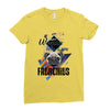 who loves frenchies Ladies Fitted T-Shirt