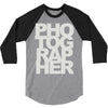 photographer 3/4 Sleeve Shirt