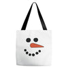 frosty snowman Tote Bags
