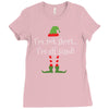i'm not short i'm elf sized Ladies Fitted T-Shirt