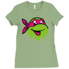 raph   tmnt facemelt Ladies Fitted T-Shirt