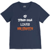 this girl loves halloween V-Neck Tee