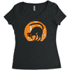 happy halloween Women's Triblend Scoop T-shirt
