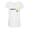 Daddy to Bee Baby Boy Maternity Scoop Neck T-shirt