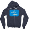 suck it trebek Zipper Hoodie