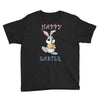 Bunny Happy Easter Youth Tee