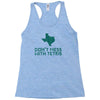 don't mess with tetris Racerback Tank