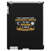 I Love Someone with Childhood Cancer to the Moon and Back to Infinity iPad 3 and 4 Case