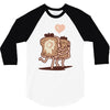 french toast kiss 3/4 Sleeve Shirt