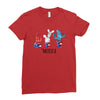 4th of July Ladies Fitted T-Shirt