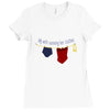 143. my wife sunning her clothes 039 Ladies Fitted T-Shirt