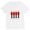 pixelated kraftwerk turquoise kids V-Neck Tee