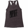 pop off street Racerback Tank