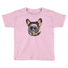 blue and tan frenchie Toddler T-shirt