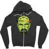 no brain no gain Zipper Hoodie
