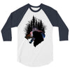 Mononoke Hime Siluet 3/4 Sleeve Shirt