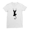 Grabing Cat Ladies Fitted T-Shirt
