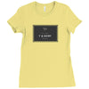 t n shirt Ladies Fitted T-Shirt