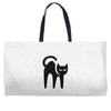cat black Weekender Totes