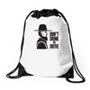 don't drink or drive Drawstring Bags