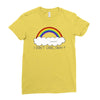 i don't care, okay Ladies Fitted T-Shirt
