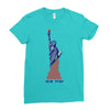 4th of july Ladies Fitted T-Shirt