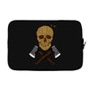 skull wood Laptop sleeve